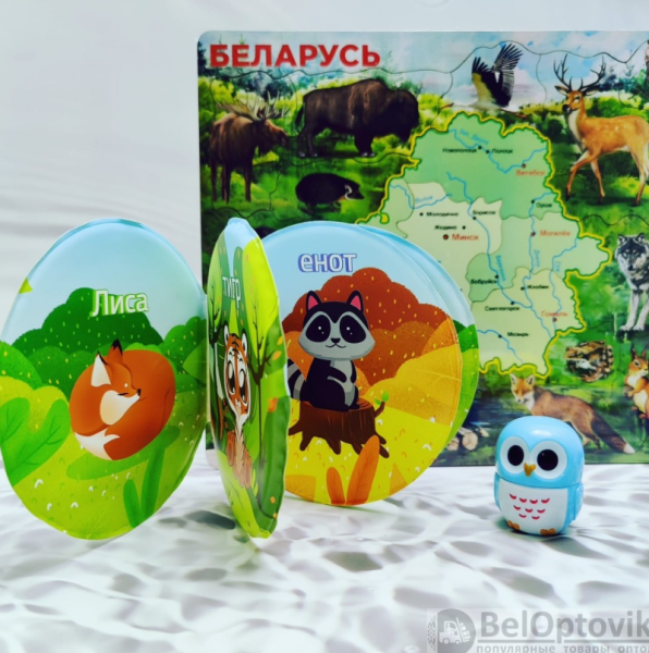 Книжка - пищалка, развивающая игрушка для купания (ванны) Bath Book